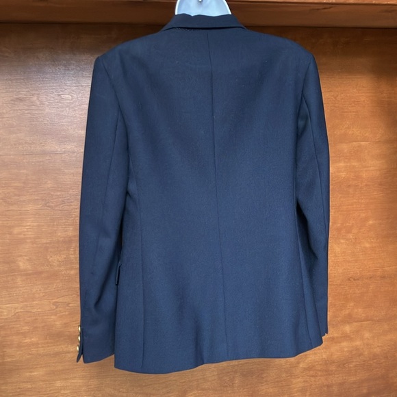 Women's Black Blazer with Gold Buttons - Picture 5 of 10